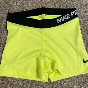 Nike pro spandex shorts